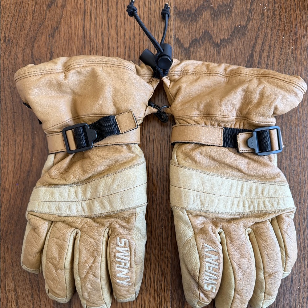 Swany Tan Leather Women's Gloves